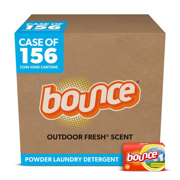 Bounce Fabric Softener Sheets, Outdoor Fresh, 2/Box, PK156, 156PK 02664